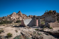 Ruins on the Wall Street Mill Trail in Joshua Tree National Park