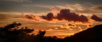 Sunset along the Kancamagus Highway