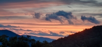 Sunset along the Kancamagus Highway