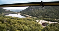 At the Canon Mountain Tramway in Franconia Notch