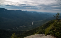 At the summit of Canon Mountain in Fanconia Notch