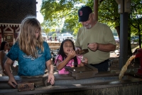 Kyle, Courtney and Mike at Clark's Trading Post in Lincoln, NH