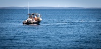 At the Rockland Breakwater