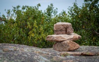 On Cadillac Mountain in Acadia National Park