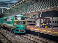 Yufuin No Mori train at Fukuoka Station