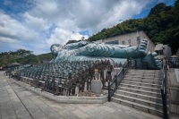 At Nanzoin Temple in Sasaguri, Japan