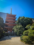 At Tochiji Temple in Fukuoka