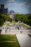 View from the Hiroshima Peace Memorial Museum