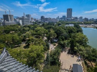 View from Hiroshima Castle Keep