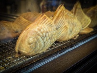 Taiyaki along Hondori Shopping Street in Hiroshima