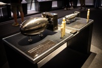 Atomic bomb models at the Hiroshima Peace Memorial Museum