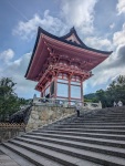 Niomon Gate at Kiyomizu dera temple in Kyoto