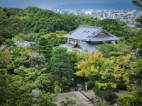 At Kiyomizu dera temple in Kyoto