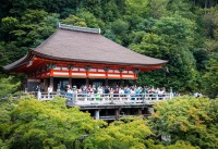 Amidado at Kiyomizu dera temple in Kyoto