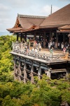 Hondo at Kiyomizu dera temple in Kyoto