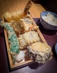 Lunch at Tempura Tentora ShinPuhKan in Kyoto