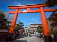 At Funishi-Inari Shrine in Kyoto