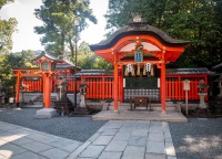 At Funishi-Inari Shrine in Kyoto