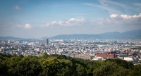 View from Funishi-Inari Shrine in Kyoto