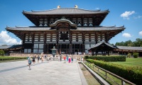 At Todai-ji Temple in Nara