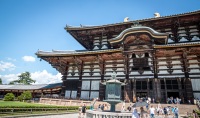 At Todai-ji Temple in Nara