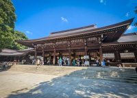 At Meiji Shrine in Tokyo