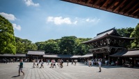 At Meiji Shrine in Tokyo