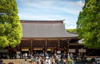 At Meiji Shrine in Tokyo