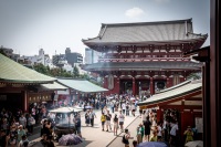 At Senso-ji Temple in Asakusa, Tokyo