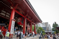 At Senso-ji Temple in Asakusa, Tokyo