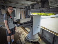 Kyle at the Mikasa Battleship in Kanagawa, Japan