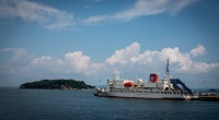 At the Mikasa Battleship in Kanagawa, Japan