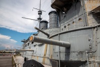 At the Mikasa Battleship in Kanagawa, Japan