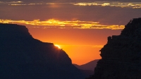 Sunrise over the canyon