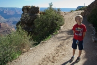 Kyle along Bright Angel Trail