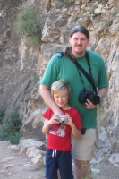 Kyle and Paul along Bright Angel Trail