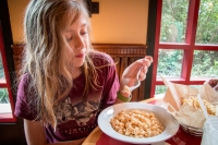 Kyle at Whispering Canyon Cafe at Wilderness Lodge in Disney World