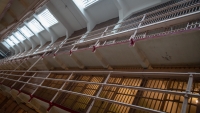 Cellblock on Alcatraz Island in San Francisco