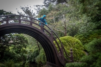 Kyle at Japanese Tea Garden in Golden Gate Park, San Francisco