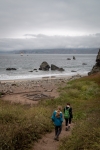 Kyle and Suzanne at Mile Rock Beach on Lands End Trail in San Francisco