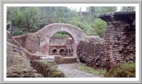 The necropolis (cemetery) in Ostia Antica