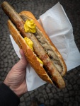 Bratwurs in Viktualienmarkt in Munich