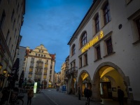 At the Hofbrauhaus in Munich