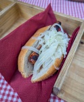 Bratwurst at Historische Wurstkuchl in Regensburg