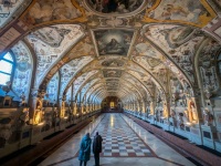 In the Antiquarium at the Residenz Museum in Munich