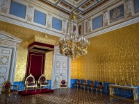 Queen's Throne Room at the Residenz Museum in Munich