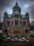 St. Lukas Kirche from the Schrodinger office in Munich