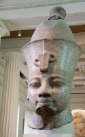 Colossal granite head of Amenhotep III