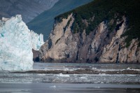 Looking into Russell Fjord at Hubbard Glacier