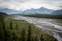 At Teklanika Rest Area on the Tundra Wilderness Tour in Denali National Park